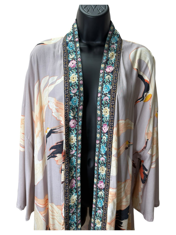 ARATTASILENTJOURNEY Size OS purple multi Duster