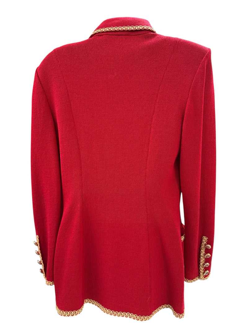 ST JOHN Size 2 Red Jacket