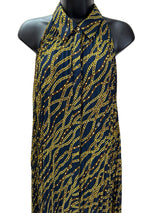 MICHAEL KORS Size L blue and yellow Dress