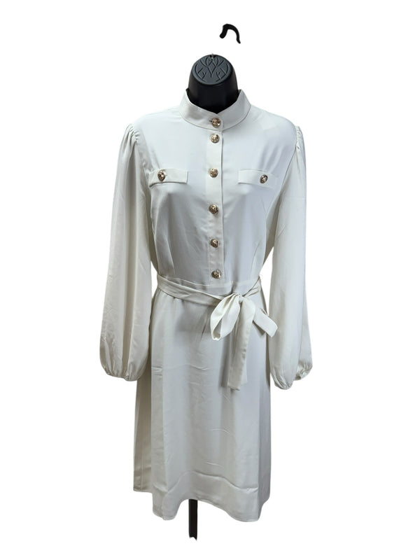 ann taylor Size 8 Creme Dress