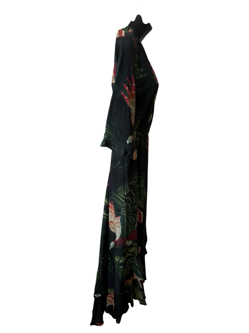 all saints Size M BLACK & GREEN Kimono