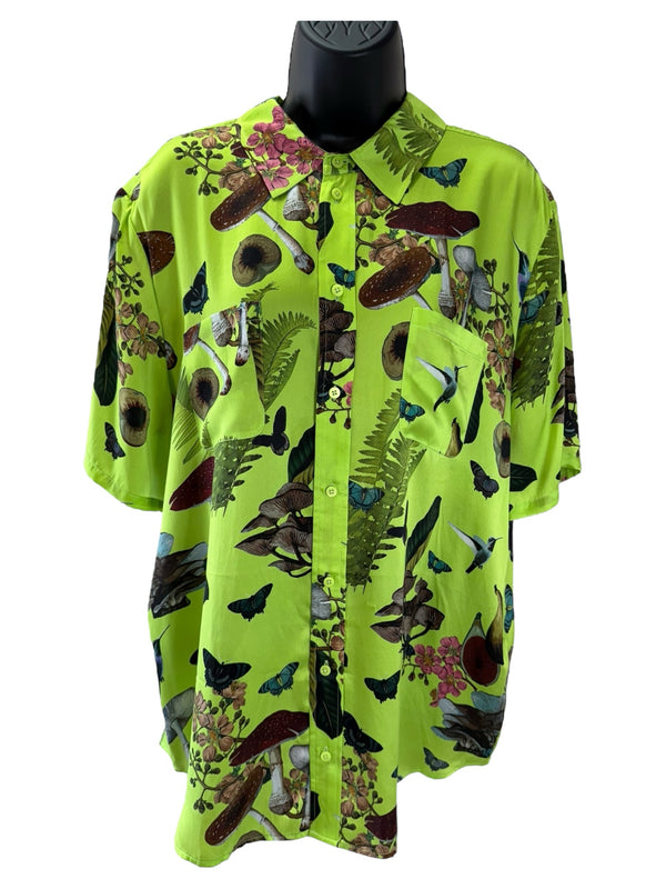 Silk Laundry Size M lime TOPS