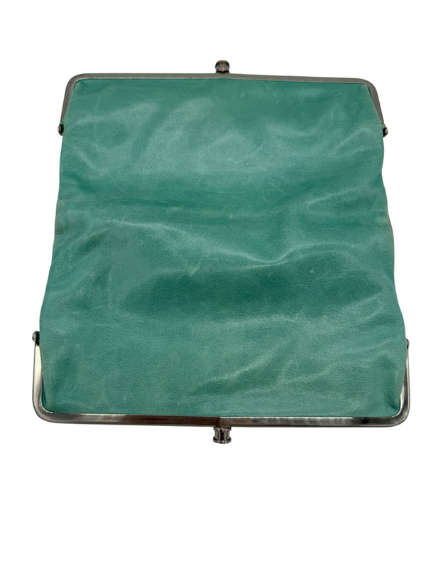Hobo sea foam green wallet
