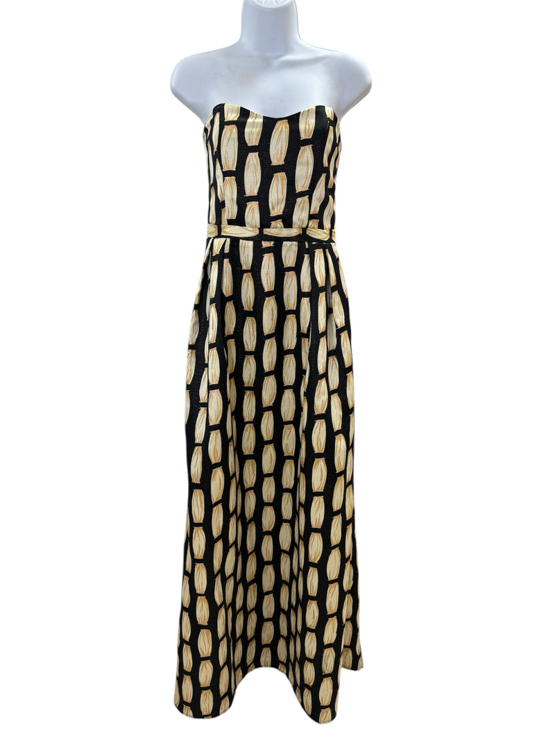 Julie Brown Size 2 black and tan Dress