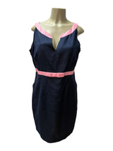 BODEN Size 12 blue and pink Dress