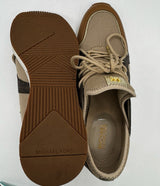 MICHAEL KORS 8.5 tan and brown SHOES