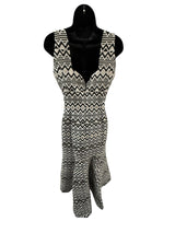 Ashro Size 8 BLACK AND BEIGE Dress