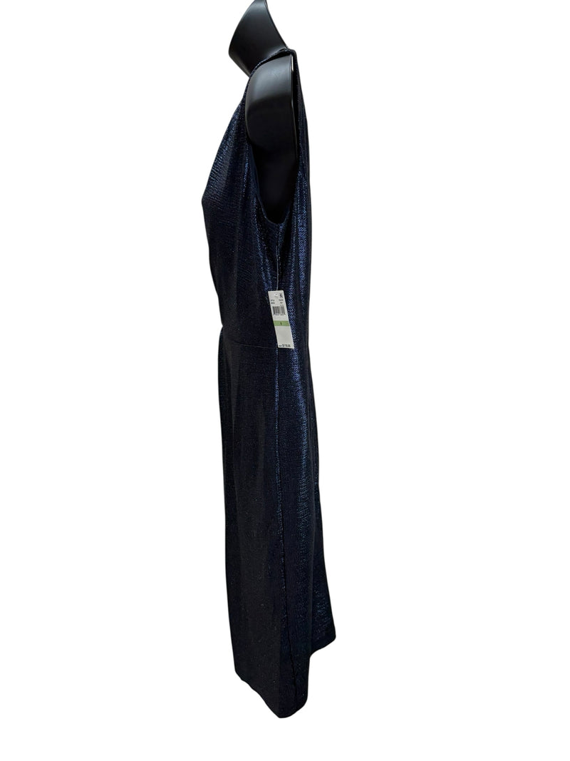 donna ricco Size 8 Navy Dress