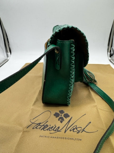 PATRICIA NASH Green Handbag