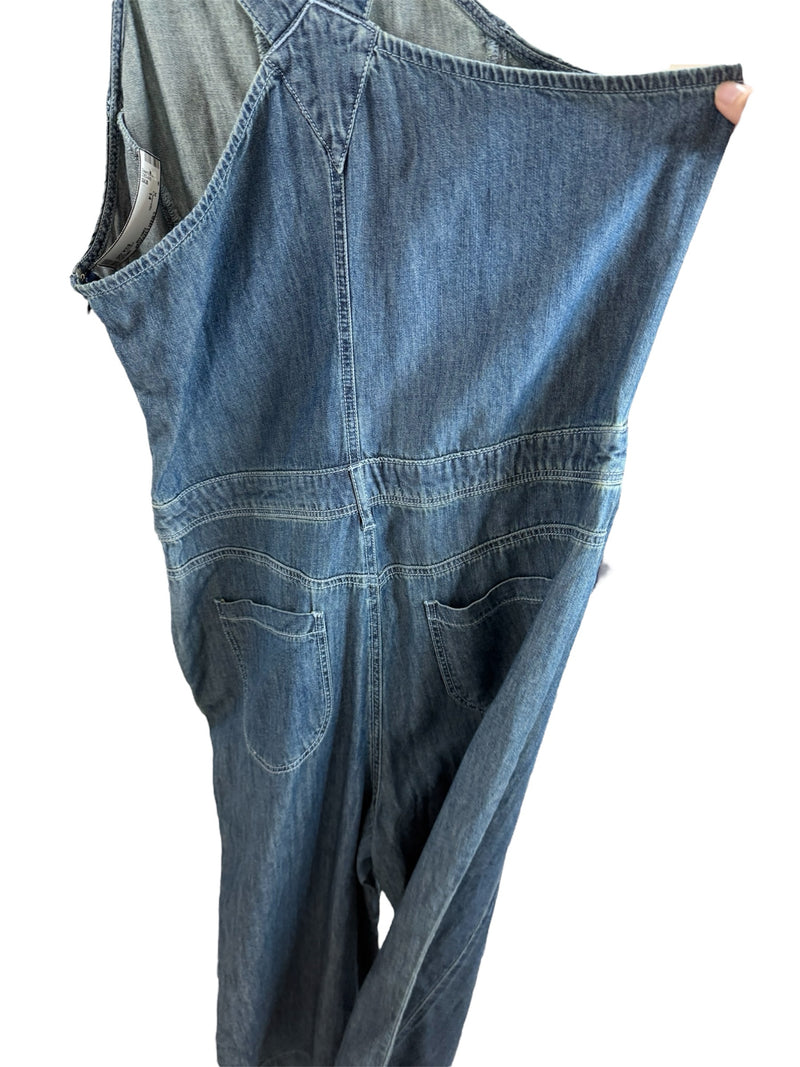 pilcro Size 14 Blue Overalls
