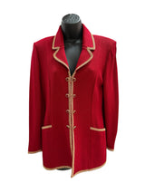 ST JOHN Size 2 Red Jacket