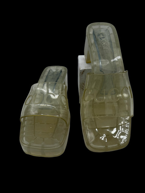 GUCCI 8.5 CLEAR SHOES