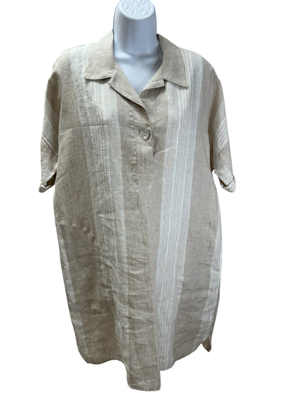 Fifteen-Twenty Size XS khaki and white Dress