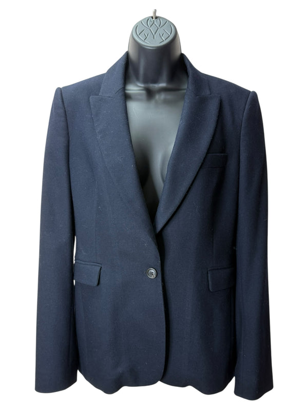 JOSEPH Size 12 Navy Blazer