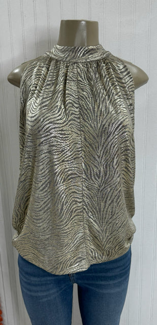 ANTHROPOLOGIE Size M Gold TOPS