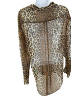 EQUIPMENT Size XS LEOPARD TOPS