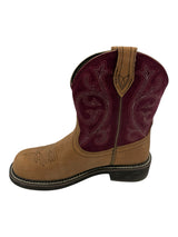 ARIAT 9 TAN AND PURPLE Boots