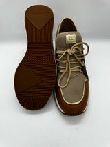 MICHAEL KORS 8.5 tan and brown SHOES