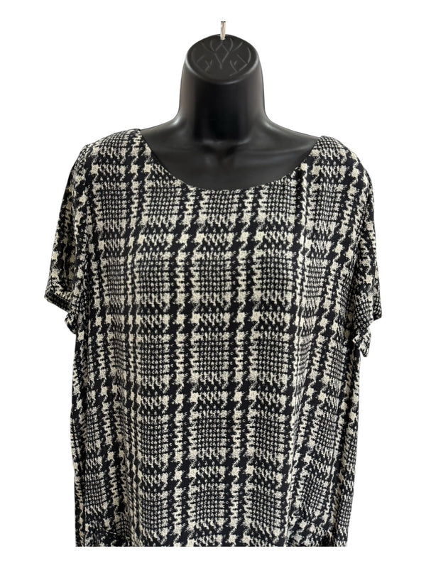 joie Size L black and cream Dress