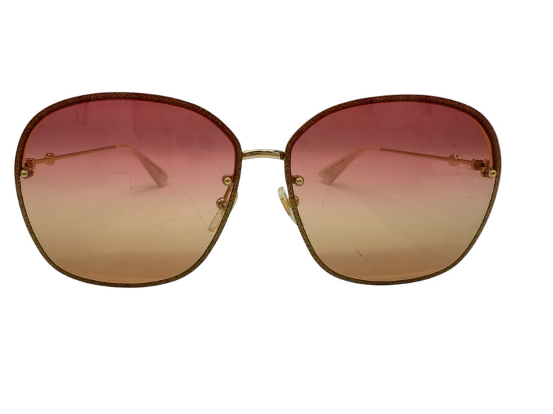 GUCCI Gold Sunglasses