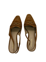 Veronica Beard 8 tan and gold SHOES