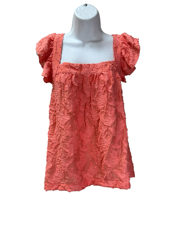 ANTHROPOLOGIE Size M CORAL TOPS