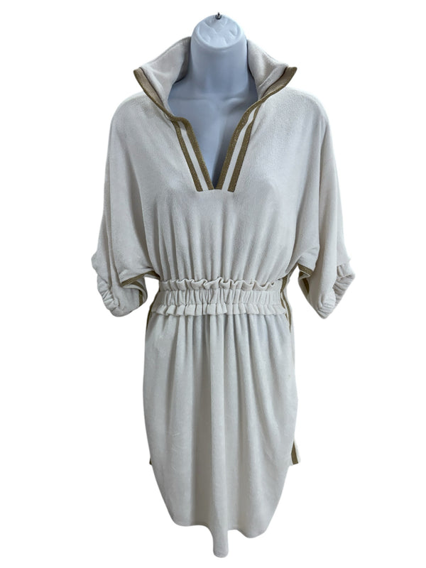 Emily McCarthy Size S white and gold Dress