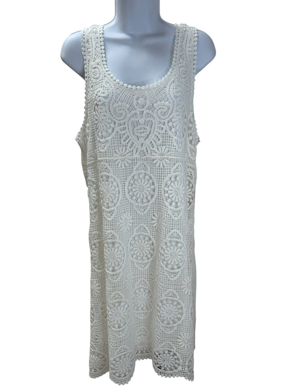karen kane Size XL White Dress