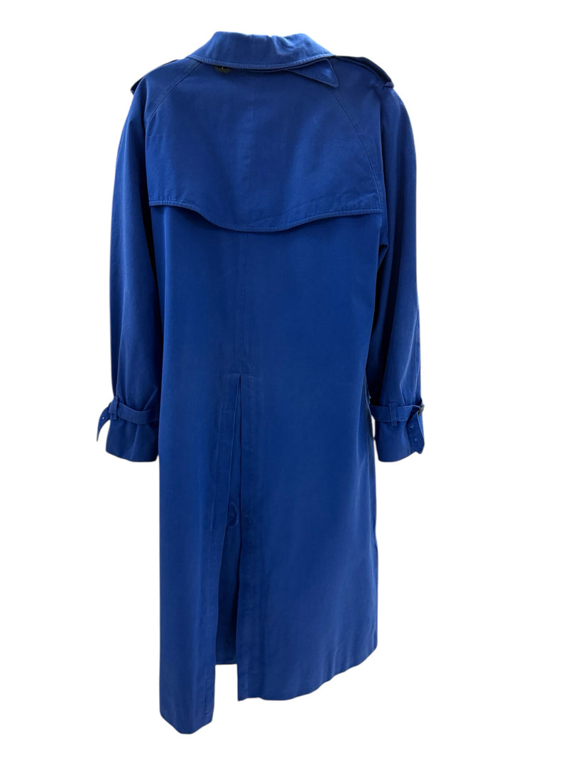 BURBERRY Women Size L Royal Blue Coat