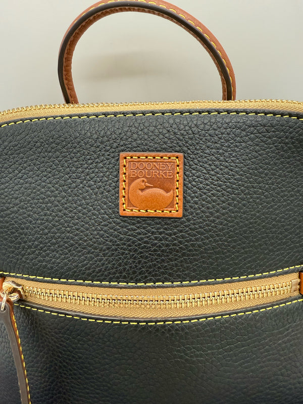Dooney & Bourke black and tan Handbag