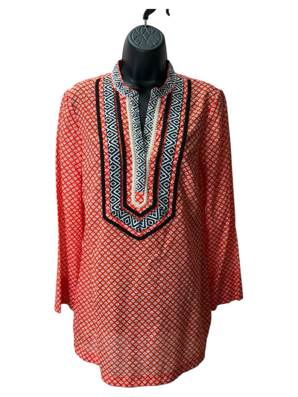 TORY BURCH Size 10 Orange TOPS
