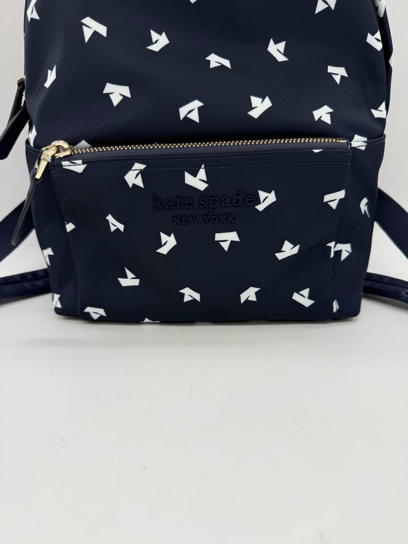 KATE SPADE navy and white Handbag