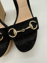 GUCCI 7 black and tan SHOES