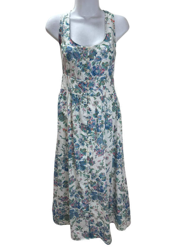 j crew Size 6 blue and white Dress