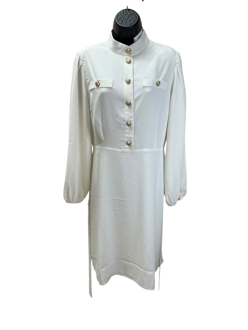 ann taylor Size 8 Creme Dress