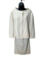 ST JOHN Size 16 winter white Jacket