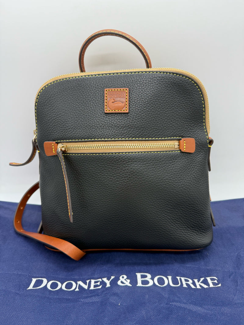 Dooney & Bourke black and tan Handbag