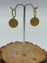 Freida Rothman Gold Earrings