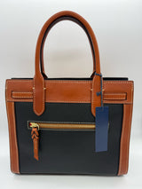dooney and bourke black and tan Handbag