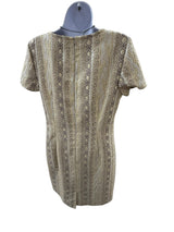 TRINA TURK Size 8 Gold Dress