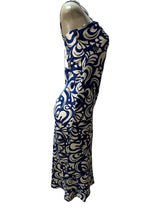 HOUSE OF HARLOW Size XS blue and cream Dress