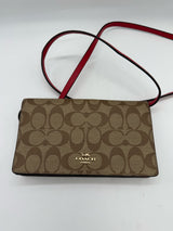 Coach pink and red Handbag