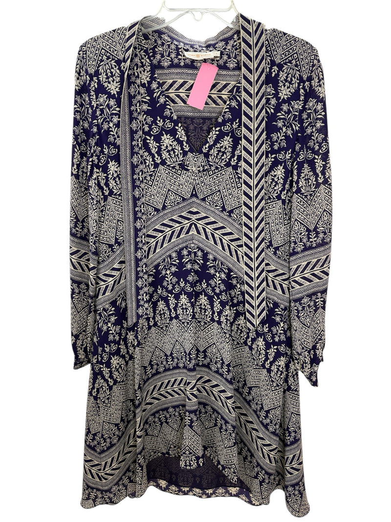 TORY BURCH Size 6 purple/beige Dress