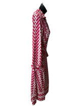 Diane Von Furstenberg Size 10 hot pink Dress