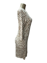 J MCLAUGHLIN Size S tan and white Dress