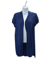 Kinross Cashmere Size M Blue Cardigan