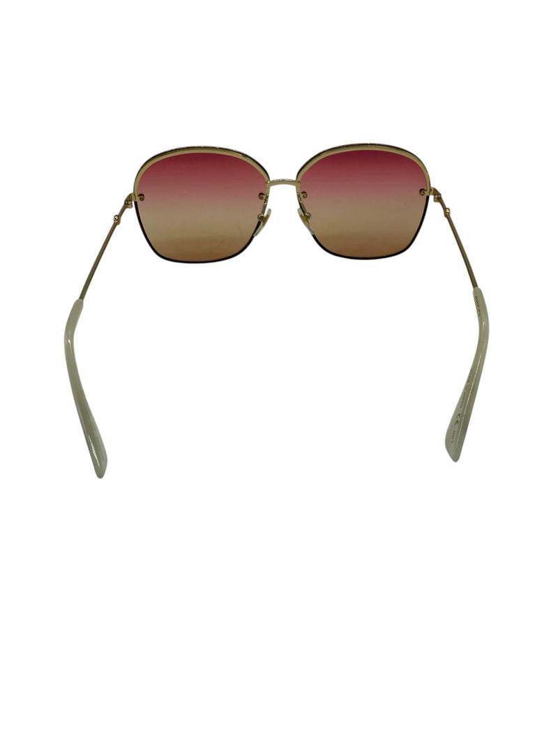 GUCCI Gold Sunglasses