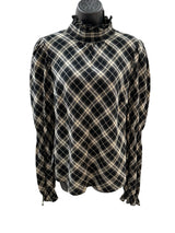 Veronica Beard Size 6 Black Shirt