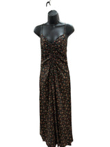 SANDRO Size S black floral Dress