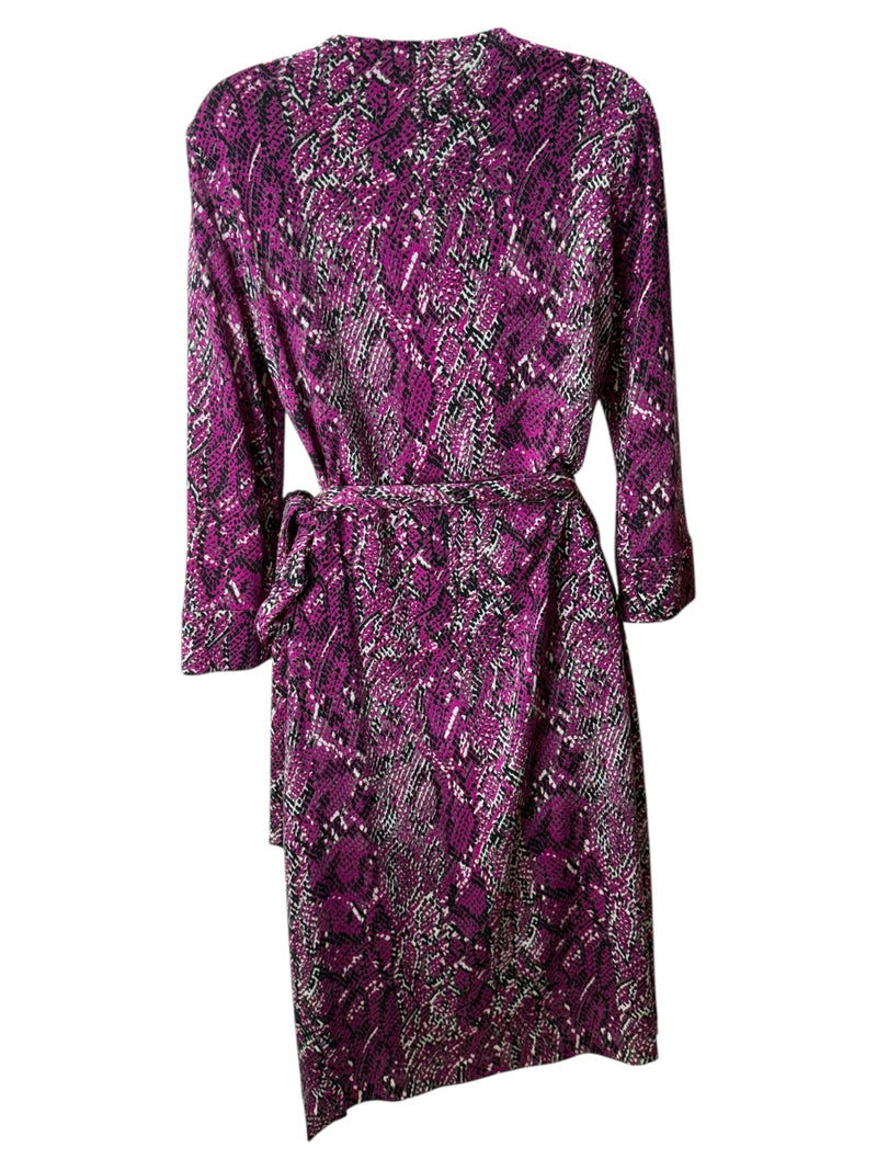 Diane Von Furstenberg Size 10 Plum Dress